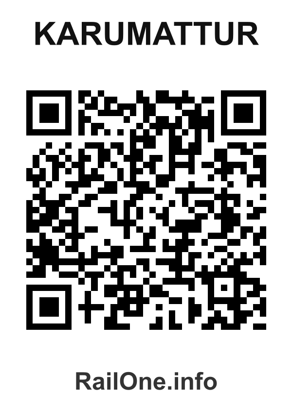 RailOne QR Code for Karumattur station