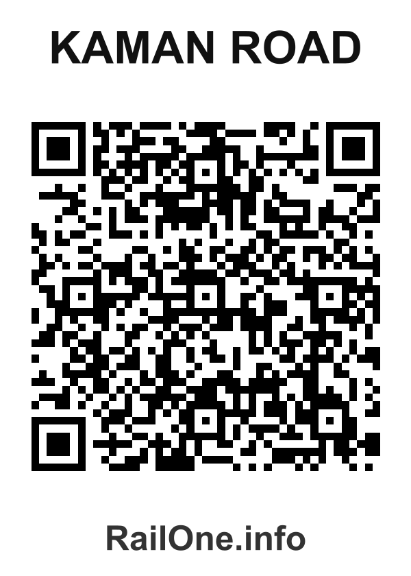 RailOne QR Code for Kaman Road station