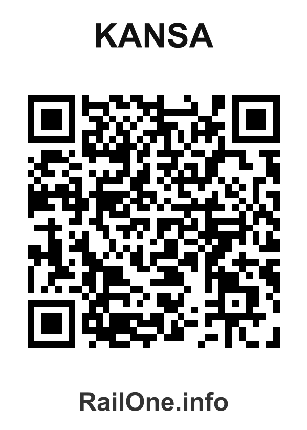 RailOne QR Code for Kansa station