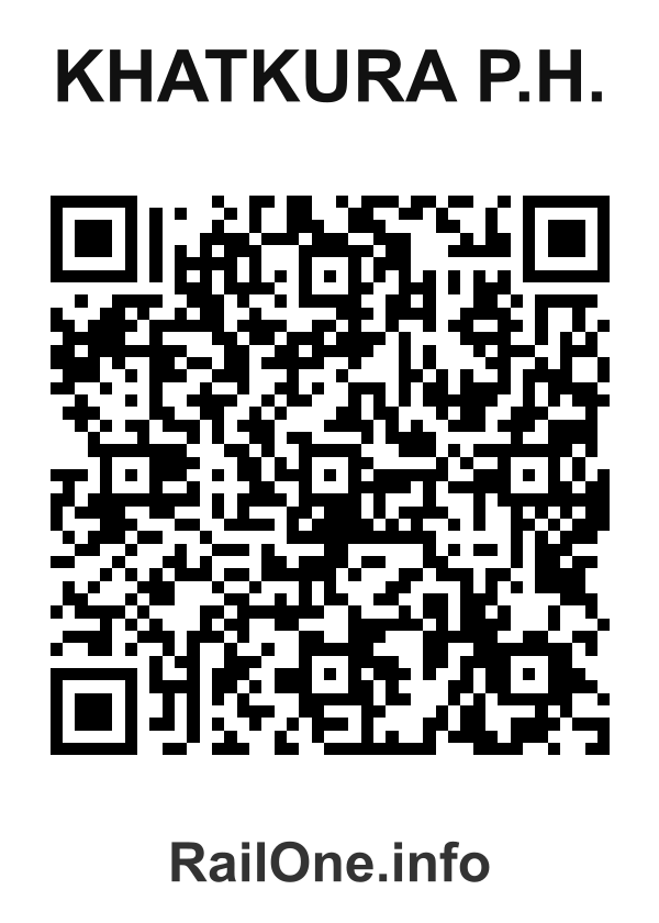 RailOne QR Code for Khatkura P.h. station