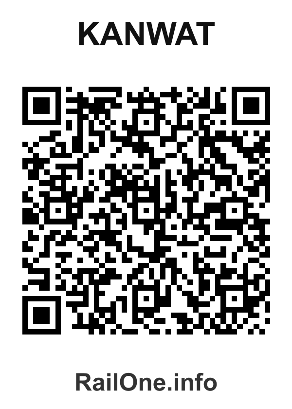 RailOne QR Code for Kanwat station