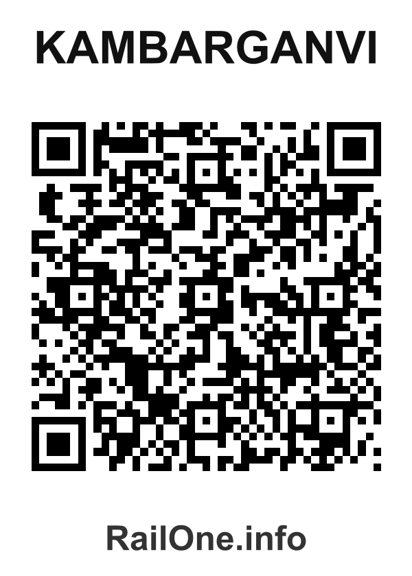 RailOne QR Code for Kambarganvi station