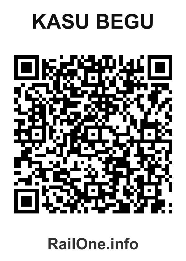 RailOne QR Code for Kasu Begu station