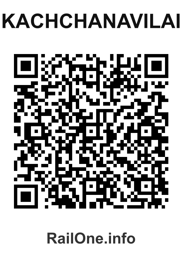 RailOne QR Code for Kachchanavilai station