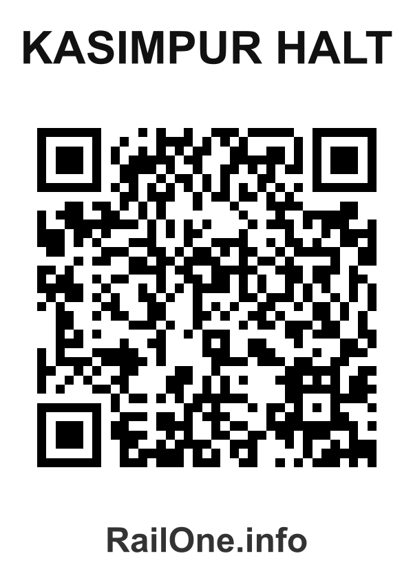 RailOne QR Code for Kasimpur Halt station