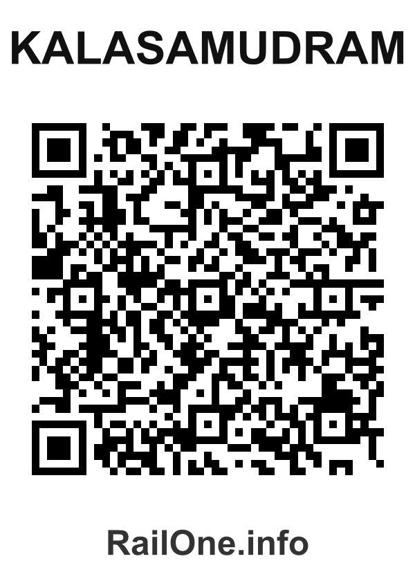 RailOne QR Code for Kalasamudram station