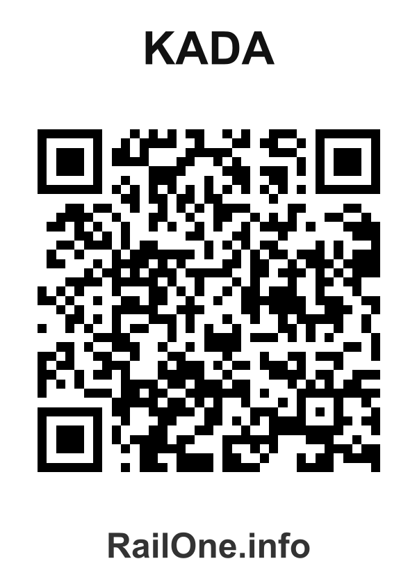 RailOne QR Code for Kada station