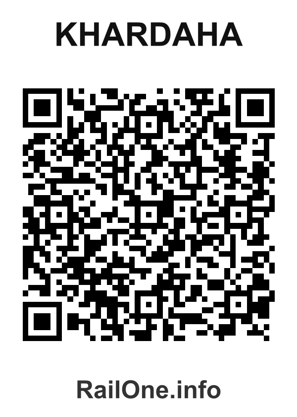 RailOne QR Code for Khardaha station