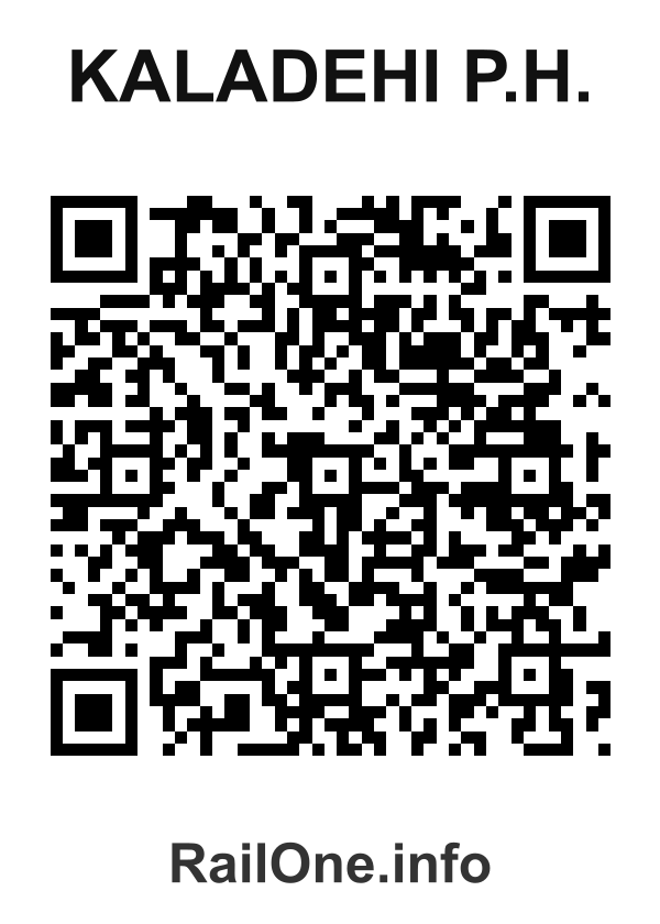 RailOne QR Code for Kaladehi P.h. station