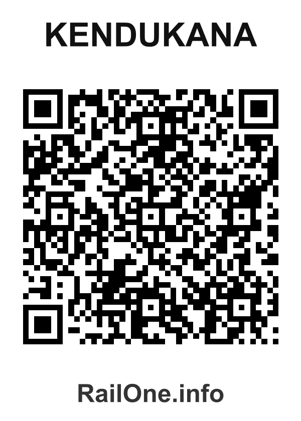 RailOne QR Code for Kendukana station