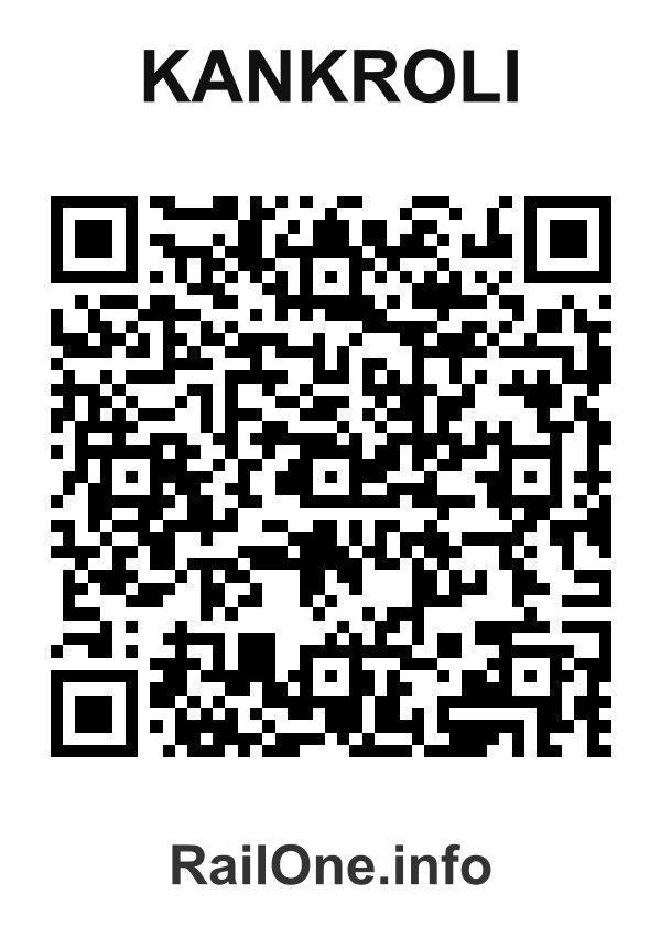 RailOne QR Code for Kankroli station