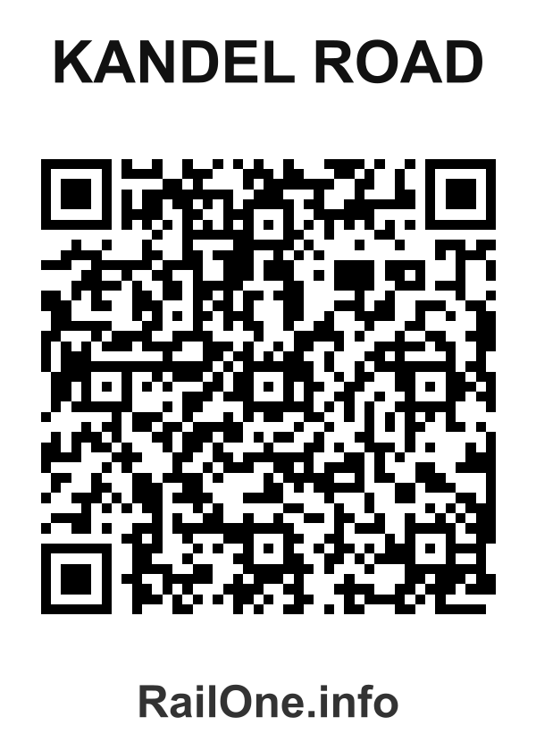 RailOne QR Code for Kandel Road station