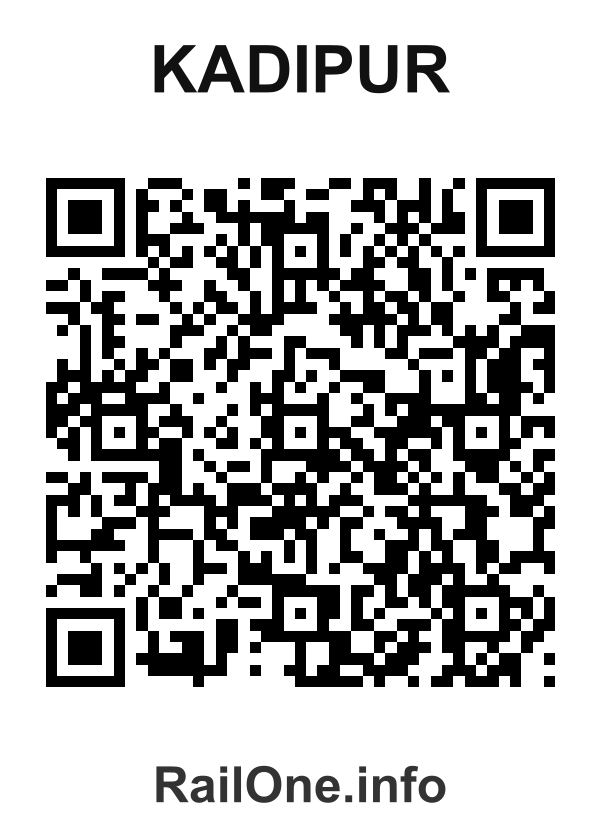 RailOne QR Code for Kadipur station
