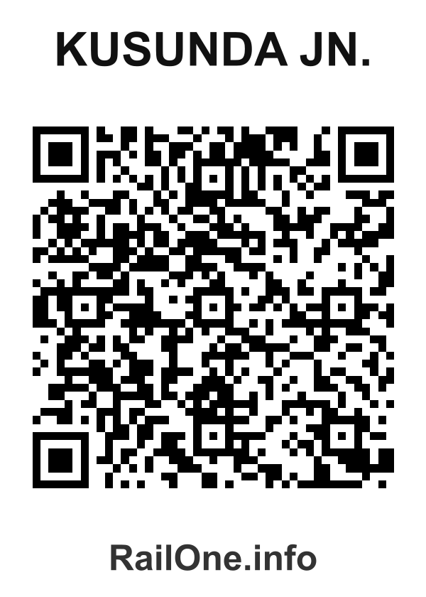 RailOne QR Code for Kusunda Jn. station