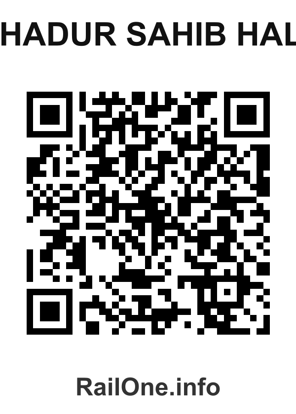 RailOne QR Code for Khadur Sahib Halt station