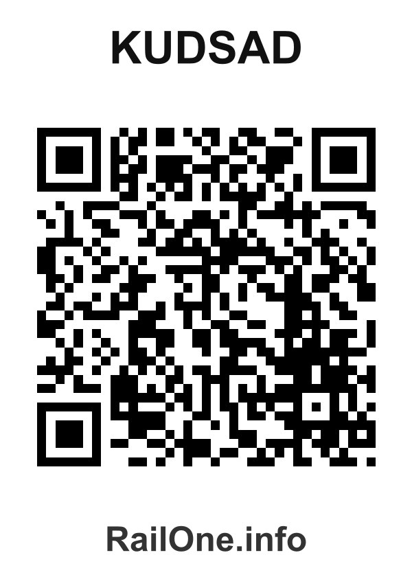 RailOne QR Code for Kudsad station