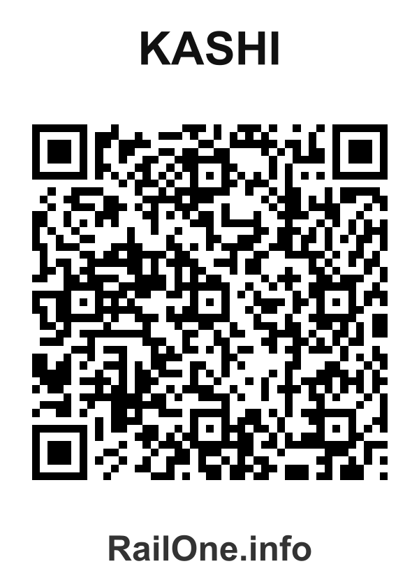 RailOne QR Code for Kashi station