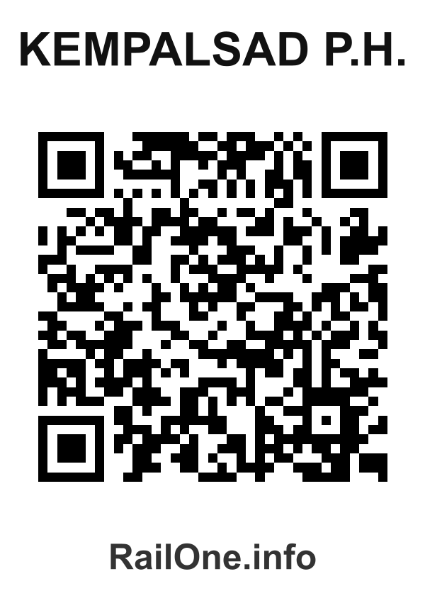 RailOne QR Code for Kempalsad P.h. station