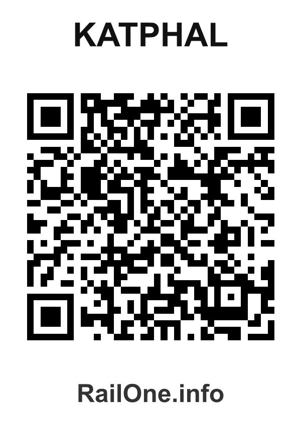 RailOne QR Code for Katphal station