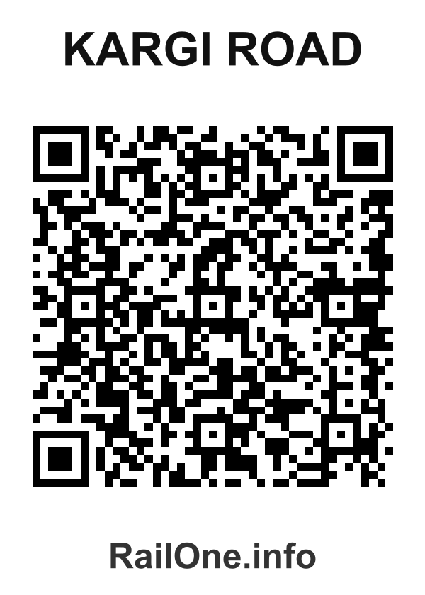 RailOne QR Code for Kargi Road station