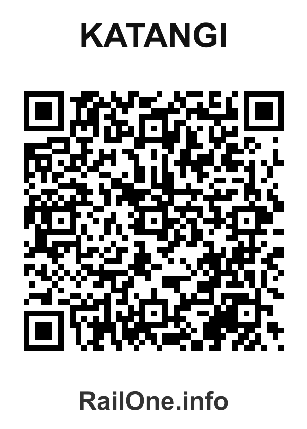 RailOne QR Code for Katangi station