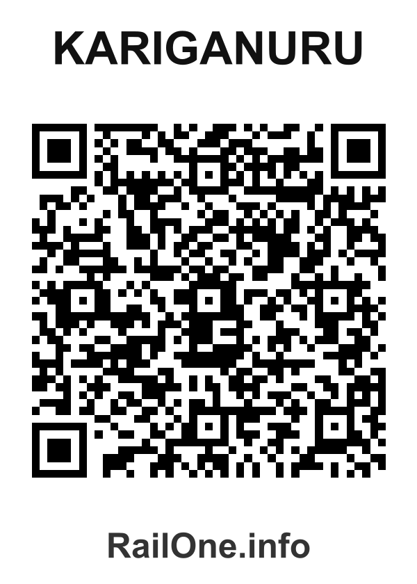 RailOne QR Code for Kariganuru station