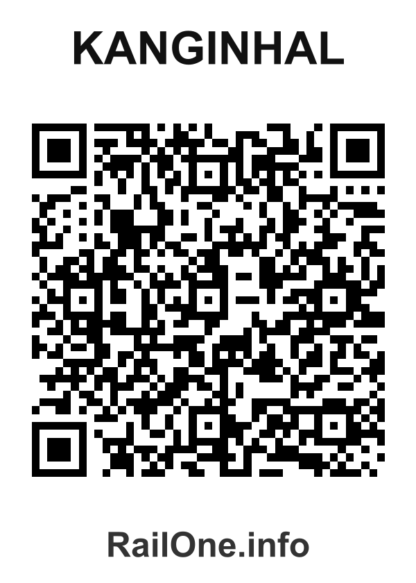 RailOne QR Code for Kanginhal station