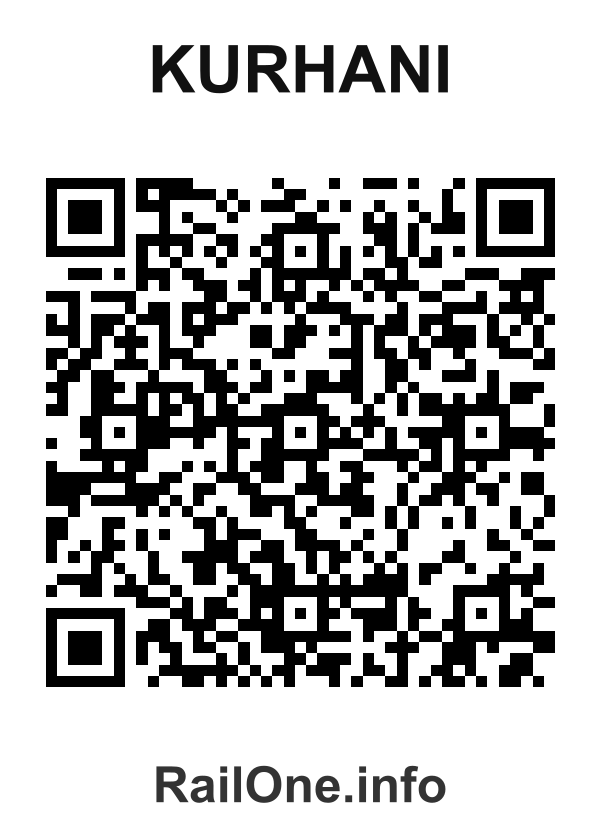 RailOne QR Code for Kurhani station