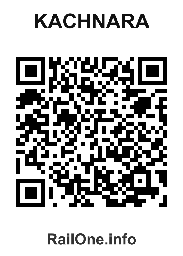 RailOne QR Code for Kachnara station