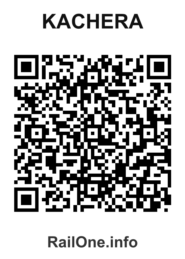 RailOne QR Code for Kachera station
