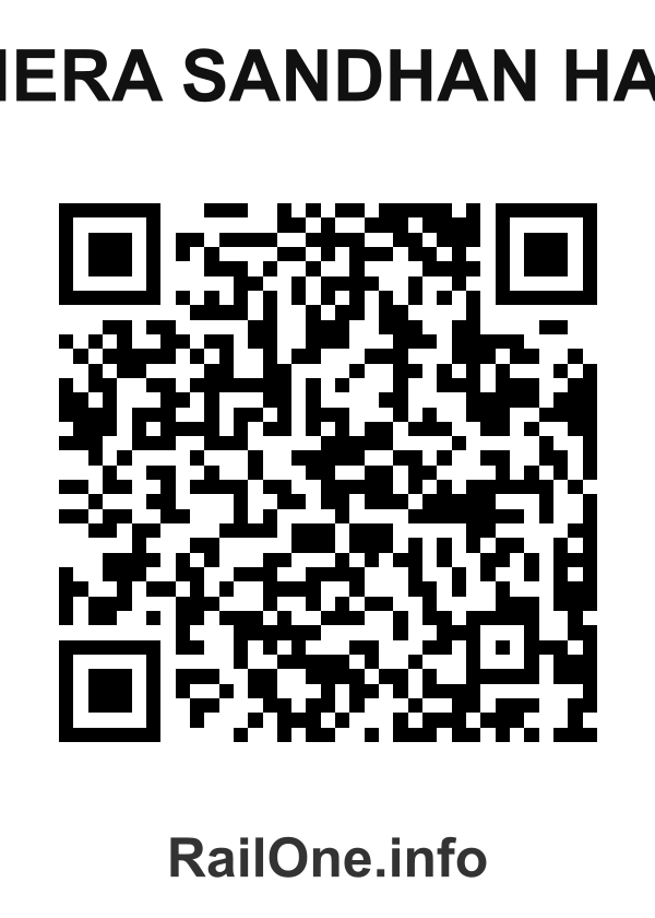 RailOne QR Code for Khera Sandhan Halt station