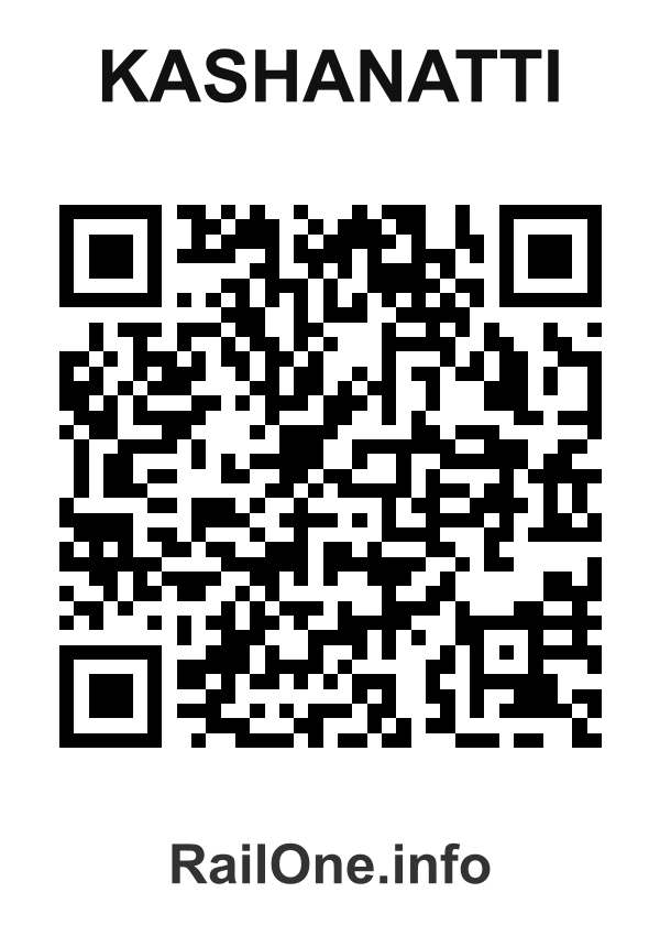 RailOne QR Code for Kashanatti station