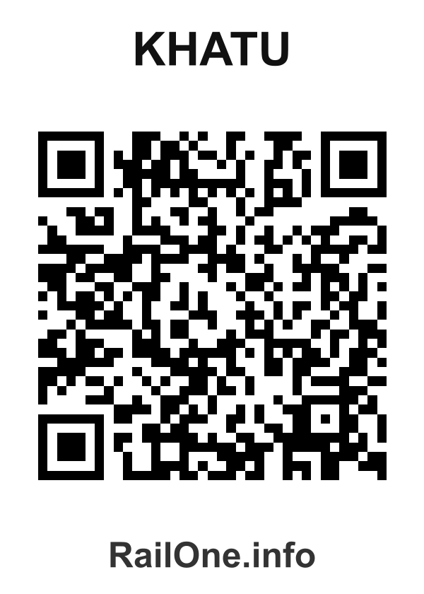 RailOne QR Code for Khatu station