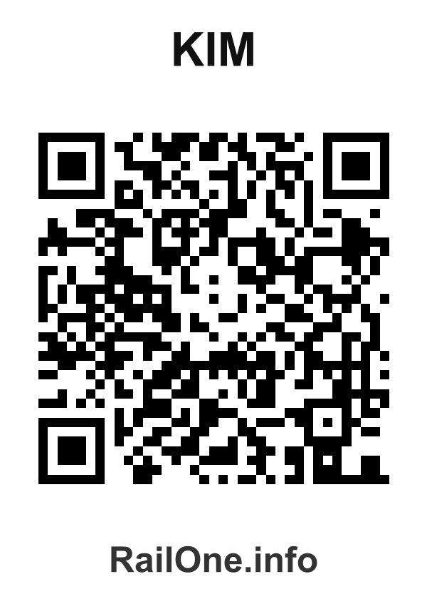 RailOne QR Code for Kim station