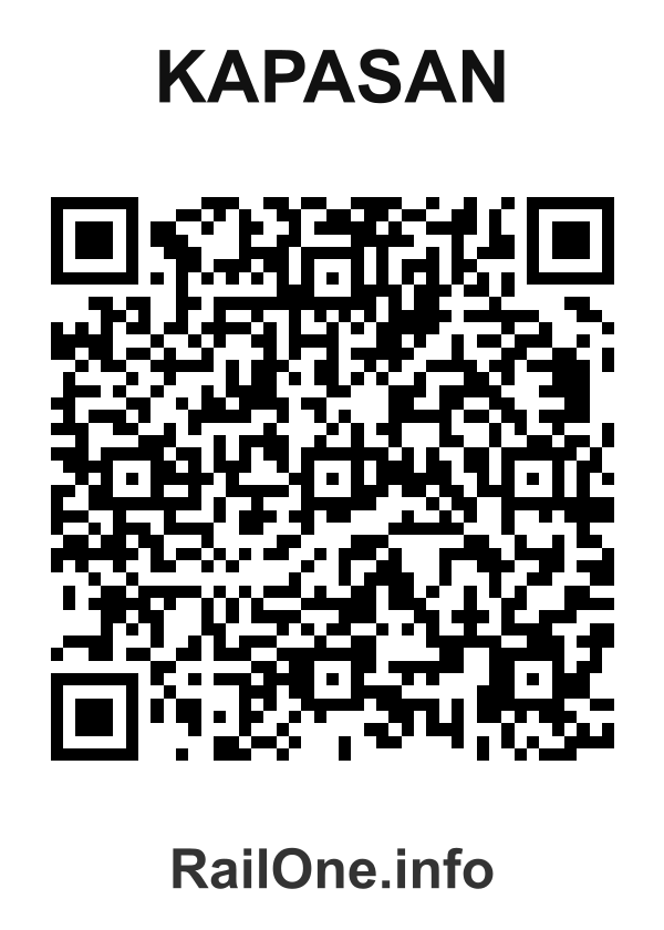 RailOne QR Code for Kapasan station