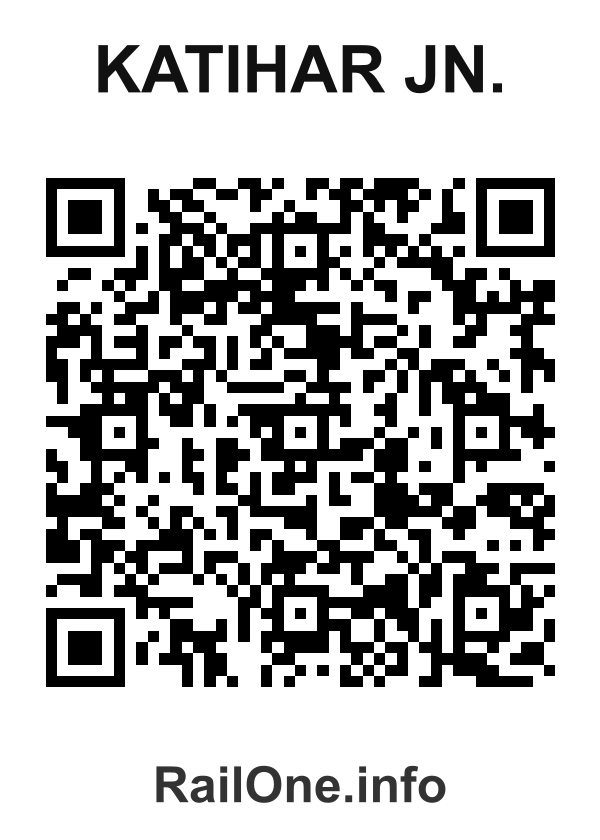 RailOne QR Code for Katihar Jn. station