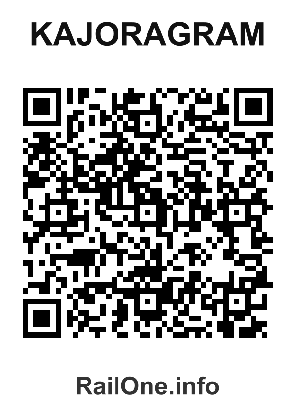 RailOne QR Code for Kajoragram station