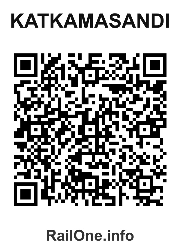 RailOne QR Code for Katkamasandi station