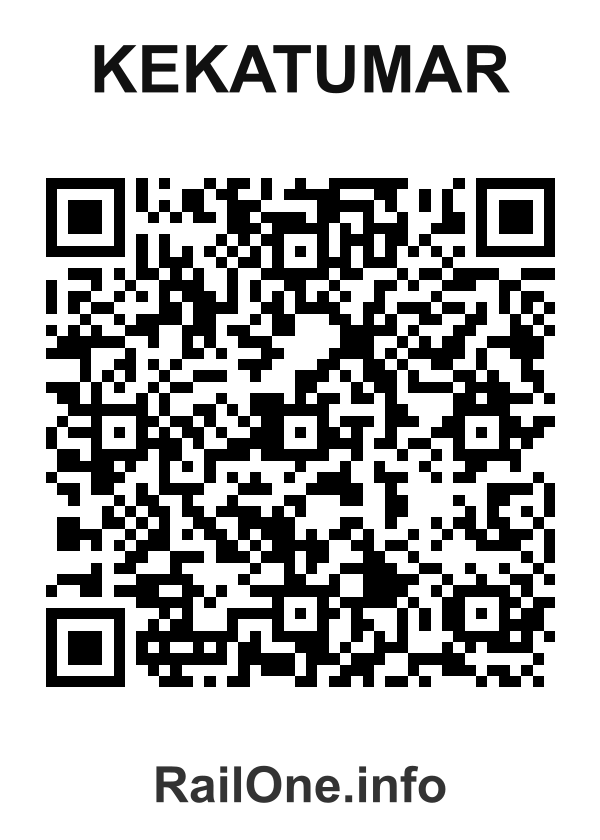 RailOne QR Code for Kekatumar station