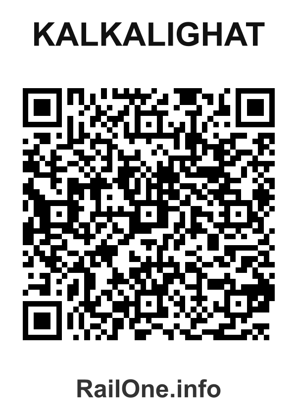 RailOne QR Code for Kalkalighat station