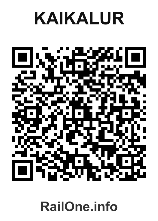 RailOne QR Code for Kaikalur station