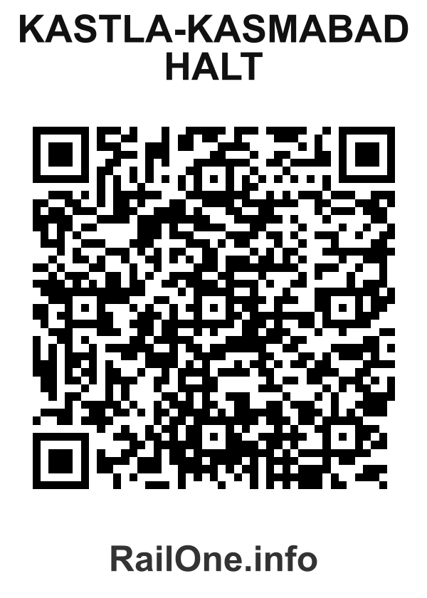 RailOne QR Code for Kastla-kasmabad Halt station
