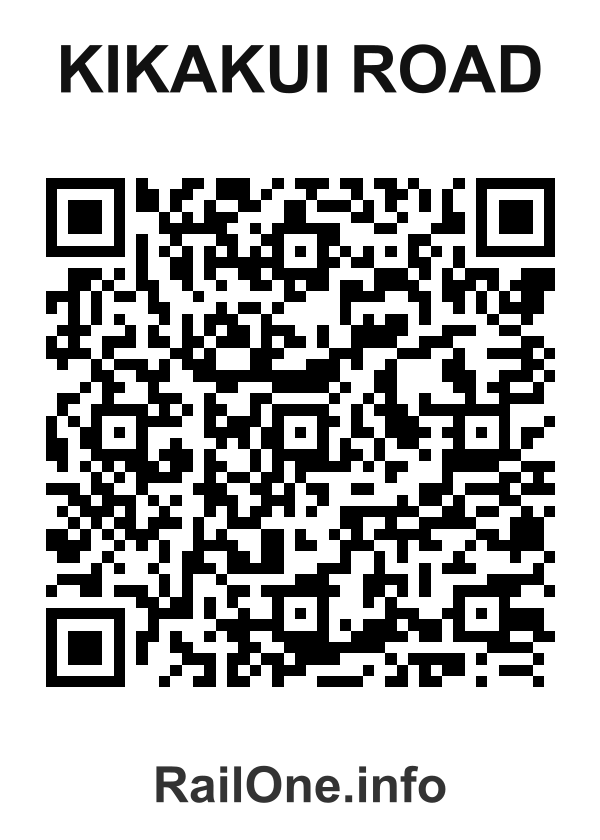 RailOne QR Code for Kikakui Road station