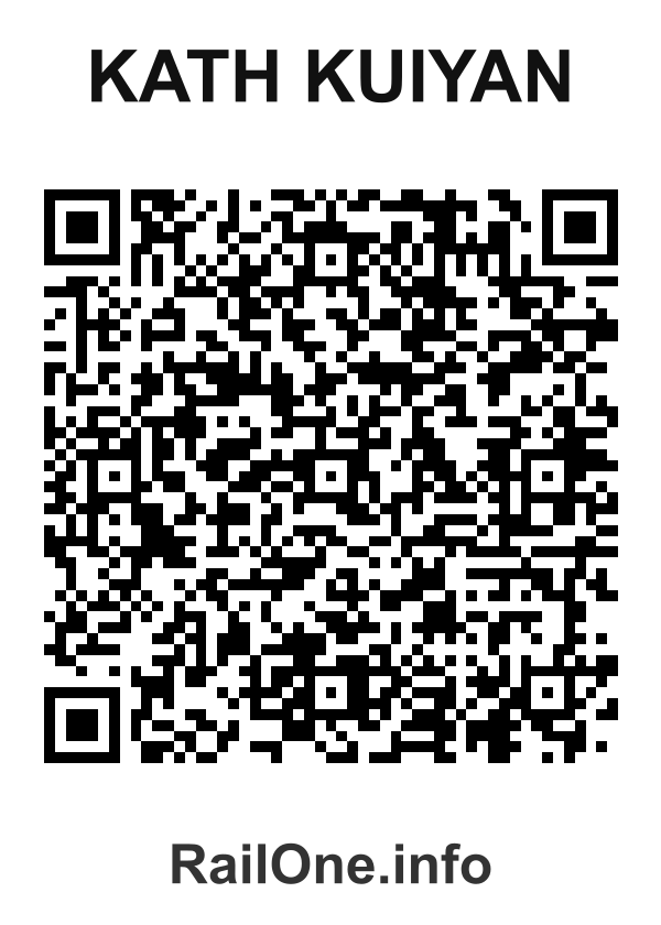 RailOne QR Code for Kath Kuiyan station