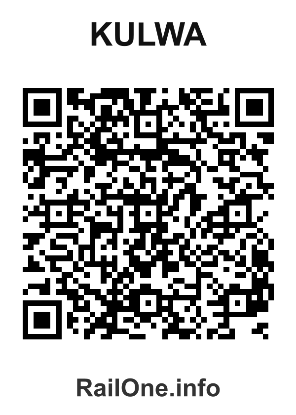 RailOne QR Code for Kulwa station