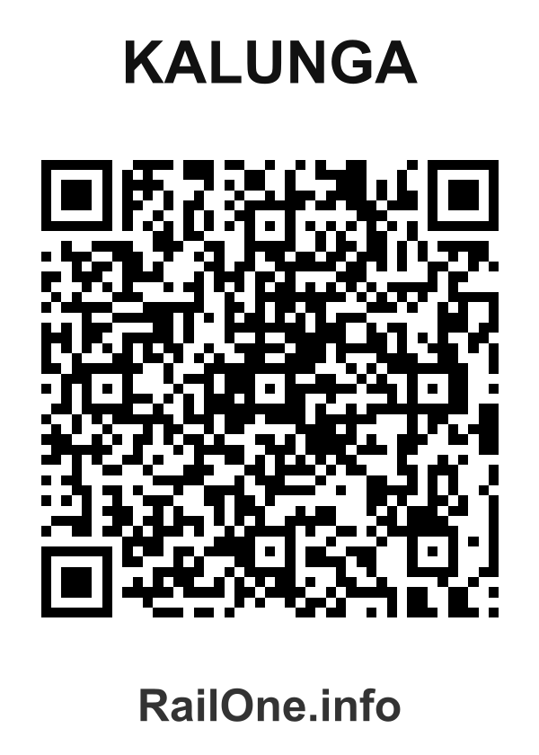 RailOne QR Code for Kalunga station
