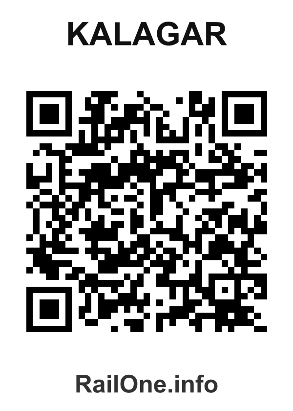 RailOne QR Code for Kalagar station
