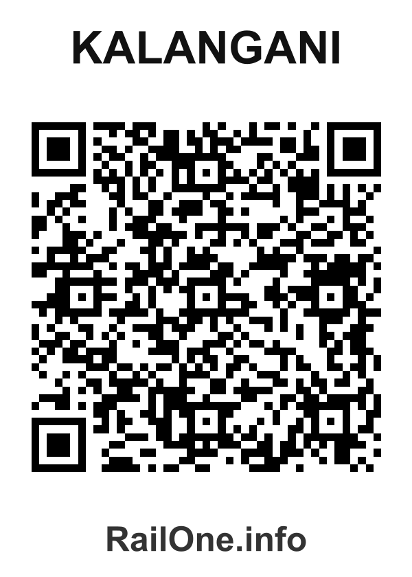 RailOne QR Code for Kalangani station