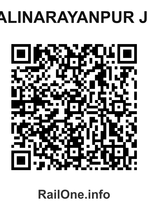 RailOne QR Code for Kalinarayanpur Jn. station