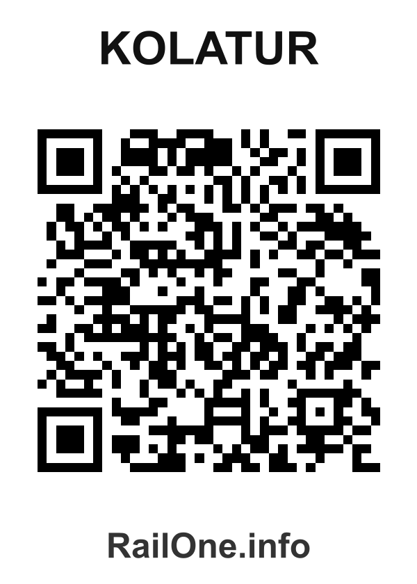 RailOne QR Code for Kolatur station